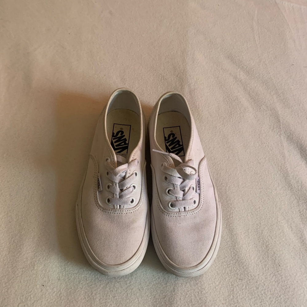 white platform vans
